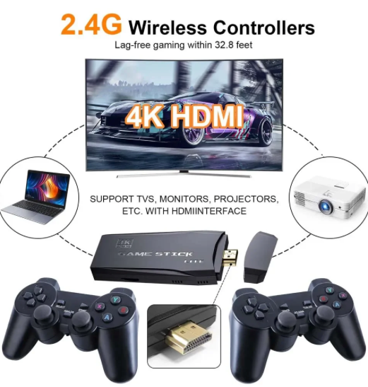 NowandThen Retro Video Game Console HDMI